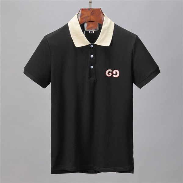 # 999 22020 европейских новая poloshirt футболки для mens топов с короткой рукавом случайной дышащей футболки дизайнеры футболка m - 3xl, Black;brown
# 999 22020 европейских новая poloshirt футболки для mens топов с короткой рукавом случайной дышащей футболки дизайнеры футболка m - 3xl, Black;brown