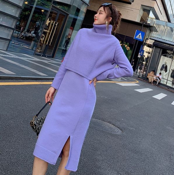 autumn winter fashion women loose pullover sleeveless sweater +split dress, knitted sweater, two-piece suit, White
autumn winter fashion women loose pullover sleeveless sweater +split dress, knitted sweater, two-piece suit, White
