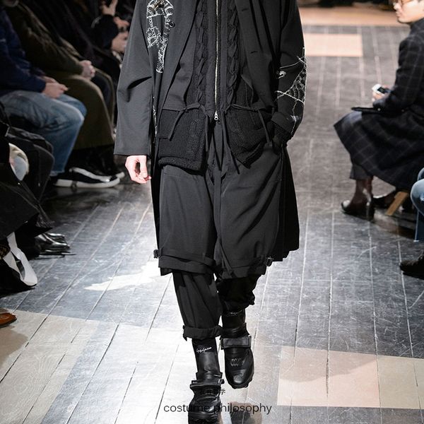 27-44 2018 men's clothing gd hair stylist fashion catwalk wide leg pants loose casual pants personality plus size costumes, Black
27-44 2018 men's clothing gd hair stylist fashion catwalk wide leg pants loose casual pants personality plus size costumes, Black