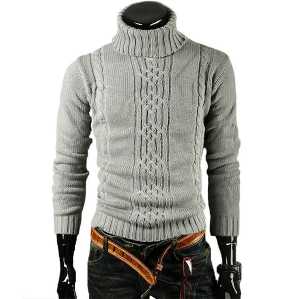 men's sweater jacquard hedging men's turtleneck solid casual sweater pullover male brand slim sweaters knitted pullovers, White;black
men's sweater jacquard hedging men's turtleneck solid casual sweater pullover male brand slim sweaters knitted pullovers, White;black