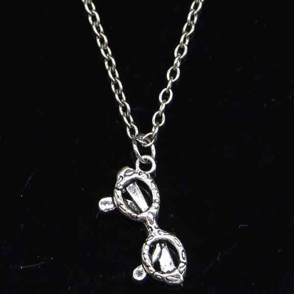 20pcs new fashion necklace 21x10mm sunglasses glasses silver pendants short long women men colar gift jewelry choker
20pcs new fashion necklace 21x10mm sunglasses glasses silver pendants short long women men colar gift jewelry choker