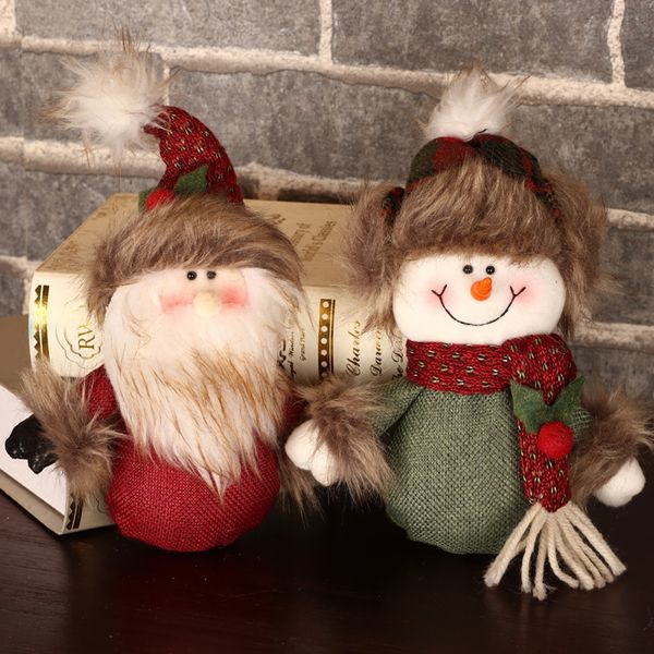 2017 christmas santa claus plush doll snowman toys decorations for kids and home shops pendant and drop ornaments 
2017 christmas santa claus plush doll snowman toys decorations for kids and home shops pendant and drop ornaments