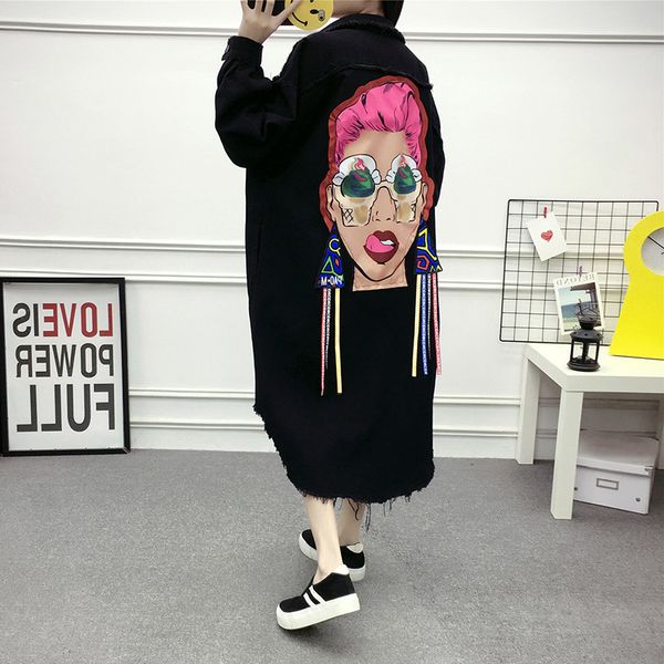 2019 autumn new arrival women's denim jeans jacket loose thin women fashion full sleeve casual bomber jackets outerwear 839, Black;brown
2019 autumn new arrival women's denim jeans jacket loose thin women fashion full sleeve casual bomber jackets outerwear 839, Black;brown