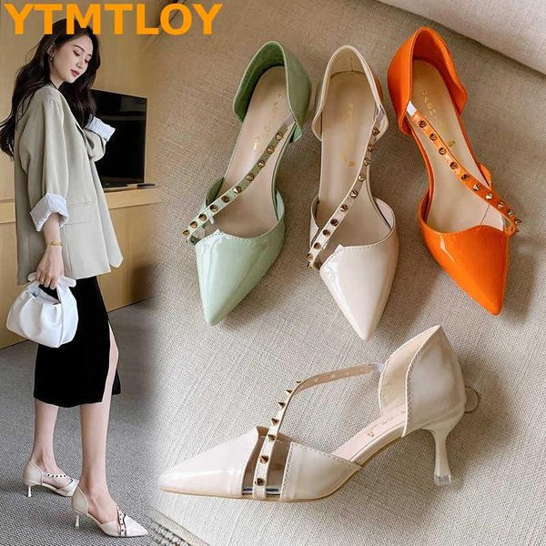 2020 new pu leather high-heeled ladies high heels rivet pointed pointed ladies party shoes high heel wedding shoes, Black
2020 new pu leather high-heeled ladies high heels rivet pointed pointed ladies party shoes high heel wedding shoes, Black