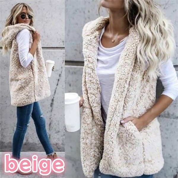 2018 large size women's fashion cashmere vest sleeveless hooded pocket vest warm outerwear & coats chalecos para mujer, Black;white
2018 large size women's fashion cashmere vest sleeveless hooded pocket vest warm outerwear & coats chalecos para mujer, Black;white
