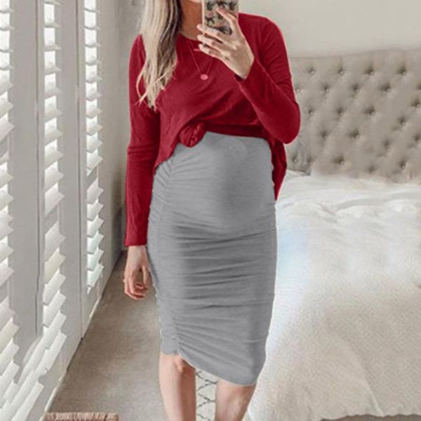 casual women pregnant maternity o-neck long sleeve solid splice set dress lady dress pregnancy sukienka ciazowa, White
casual women pregnant maternity o-neck long sleeve solid splice set dress lady dress pregnancy sukienka ciazowa, White