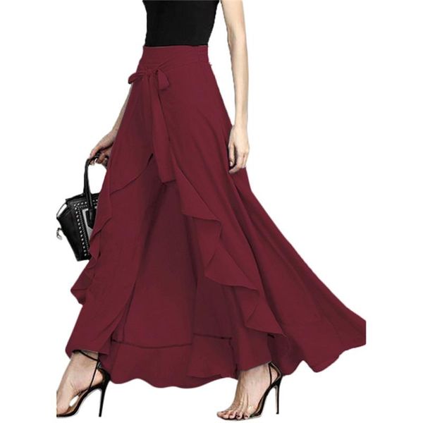 female autumn ruffle patchwork pants fashion designer solid loose pants with sashes women casual relaxed clothing, Black;white
female autumn ruffle patchwork pants fashion designer solid loose pants with sashes women casual relaxed clothing, Black;white