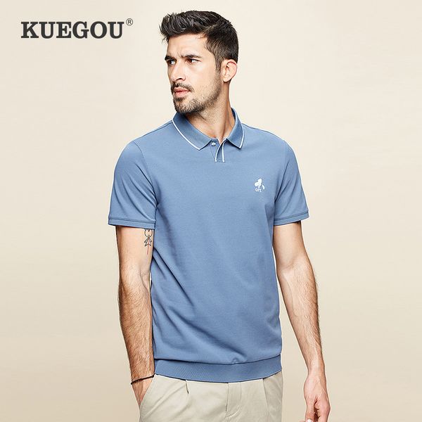 kuegou men's short sleeve shirt fashion contrast color poloshirt summer men embroidery shirt plus size ct-06208, White;black
kuegou men's short sleeve shirt fashion contrast color poloshirt summer men embroidery shirt plus size ct-06208, White;black