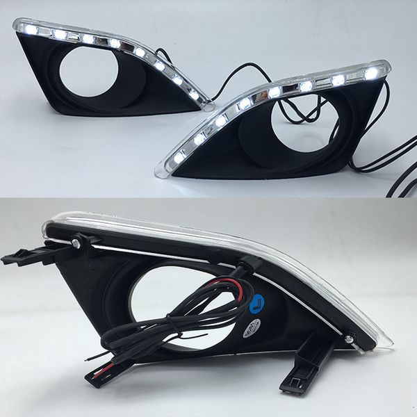 1 pair daytime running light drl led drl fog lamp cover driving lights for toyota corolla 2007 2008 2009 2010
1 pair daytime running light drl led drl fog lamp cover driving lights for toyota corolla 2007 2008 2009 2010