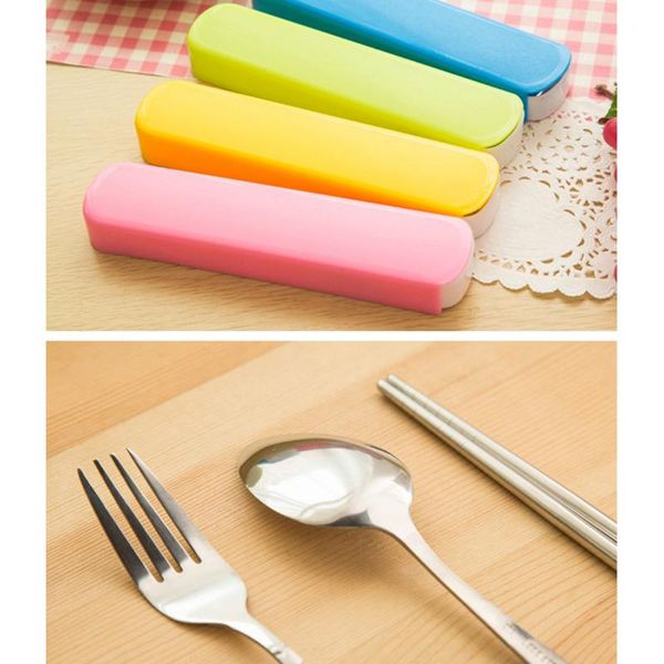 1 set tableware set 3 pcs new fork travel camping outdoor stainless steel cutlery portable box case picnic
1 set tableware set 3 pcs new fork travel camping outdoor stainless steel cutlery portable box case picnic