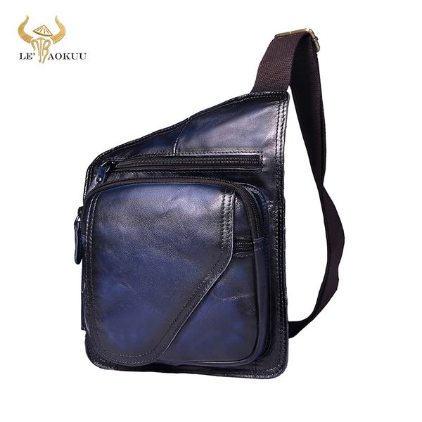 male fashion blue quality leather casual travel small crossbody chest sling daypack shoulder bag for men b214
male fashion blue quality leather casual travel small crossbody chest sling daypack shoulder bag for men b214