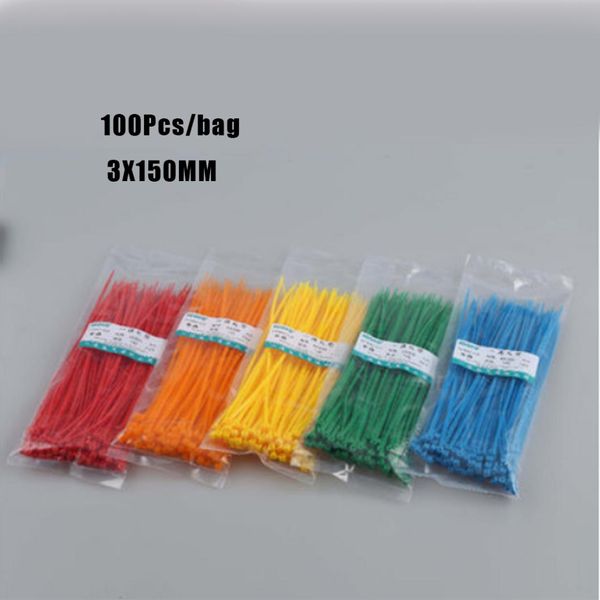 firm 100pcs/bag 3x150mm self-locking white black red blue yellow nylon wire cable zip ties.cable ties
firm 100pcs/bag 3x150mm self-locking white black red blue yellow nylon wire cable zip ties.cable ties