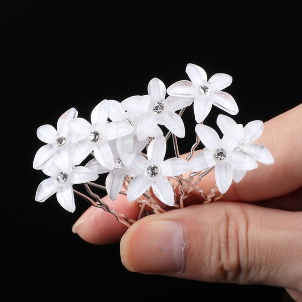 10pcs/set elegant bridal bridesmaid wedding flower hair pins clips silver color rhinestone faux pearl hair jewelry accessories, Golden;white
10pcs/set elegant bridal bridesmaid wedding flower hair pins clips silver color rhinestone faux pearl hair jewelry accessories, Golden;white
