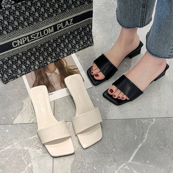 2020 new women slipper summer outdoor females sandal square low heel slip on flip flop elegant dress woman slides shoes, Black
2020 new women slipper summer outdoor females sandal square low heel slip on flip flop elegant dress woman slides shoes, Black
