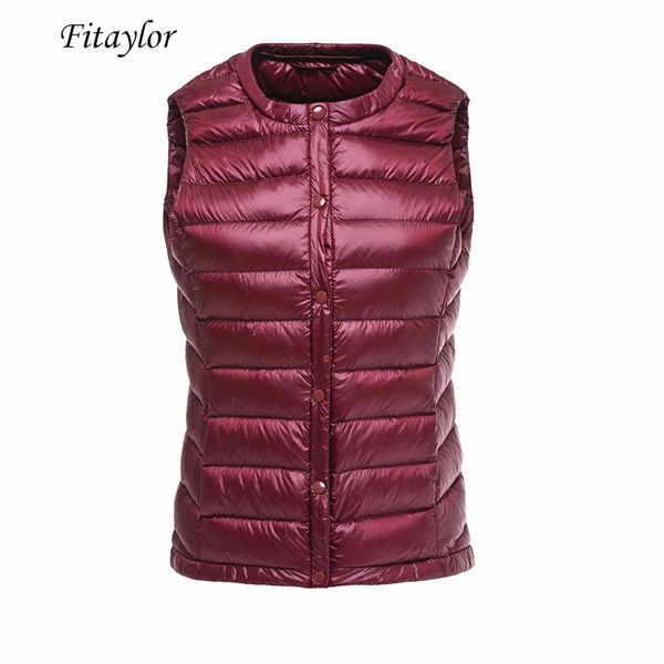 fitaylor women 90% white duck down vest ultra light duck down jacket coat female size 3xl warm slim single breasted parkas, Black
fitaylor women 90% white duck down vest ultra light duck down jacket coat female size 3xl warm slim single breasted parkas, Black