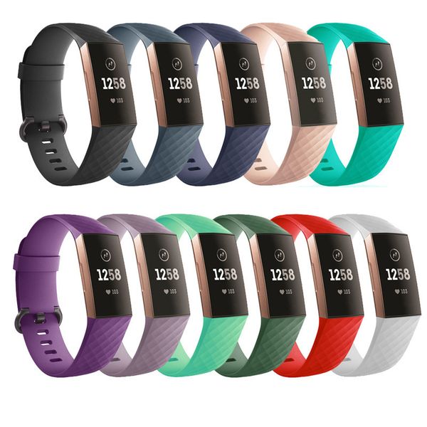 for fitbit charge 3 strap silicone replacement band diamond pattern smart watch watchband 11 colors
for fitbit charge 3 strap silicone replacement band diamond pattern smart watch watchband 11 colors