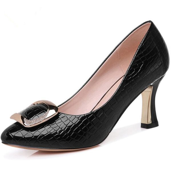 new ladies high heels temperament wild autumn professional thick heels zapatos de mujer high women shoes, Black
new ladies high heels temperament wild autumn professional thick heels zapatos de mujer high women shoes, Black