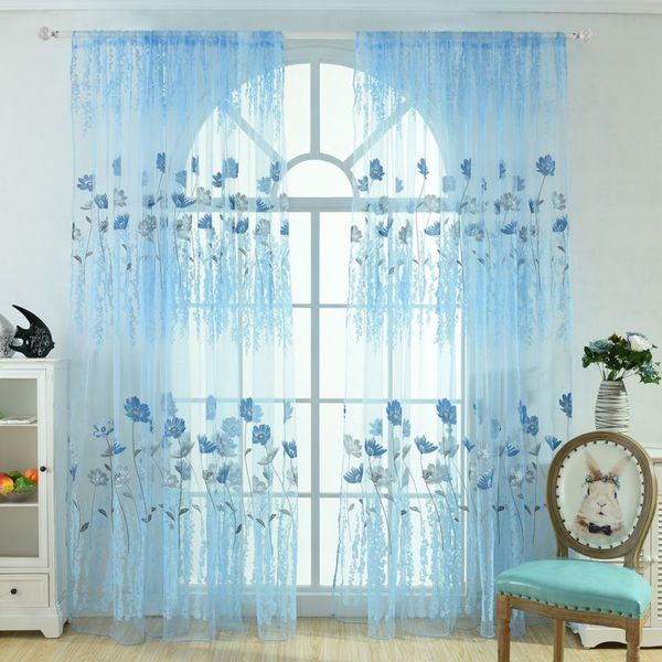 window curtains sheer voile tulle for bedroom living alcony kitchen printed tulip pattern sun-shading curtain 1m*2m
window curtains sheer voile tulle for bedroom living alcony kitchen printed tulip pattern sun-shading curtain 1m*2m