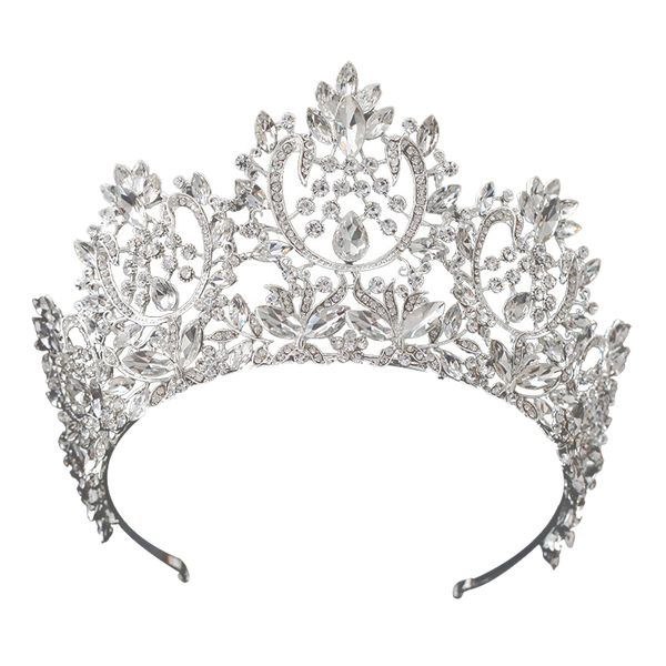 vintage luxury bride wedding tiaras gorgeous crystal large round queen crown wedding hair accessories silver, Golden;white
vintage luxury bride wedding tiaras gorgeous crystal large round queen crown wedding hair accessories silver, Golden;white