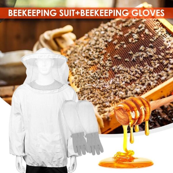protective beekeeping suit gloves safe bite protection veil hood body defend beekeeping gloves safety clothing equipment
protective beekeeping suit gloves safe bite protection veil hood body defend beekeeping gloves safety clothing equipment