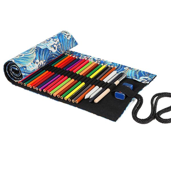 school roll pencil case for girls boys pencil case canvas pen bag large big 36hole
school roll pencil case for girls boys pencil case canvas pen bag large big 36hole