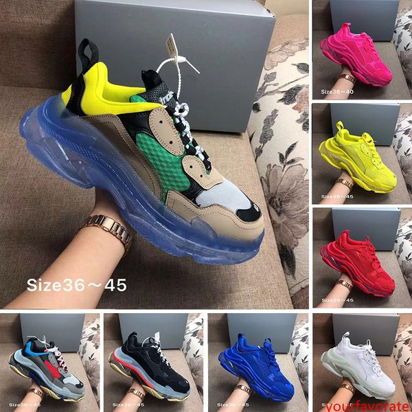 2019 designer 17fw triple s adds a clear bubble midsole sneakers mens women neon green luxury increasing brand casual dad shoes
2019 designer 17fw triple s adds a clear bubble midsole sneakers mens women neon green luxury increasing brand casual dad shoes