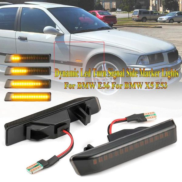 2x flowing turn signal light dynamic led side marker light 12v side lamp for e36 for x5 e53 3 series
2x flowing turn signal light dynamic led side marker light 12v side lamp for e36 for x5 e53 3 series
