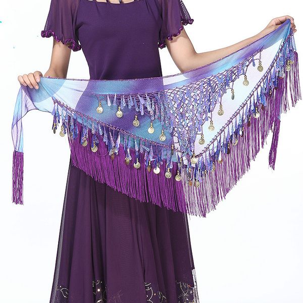 belly dance waist chain hip scarf dance practice waist chain sequins hanging coins tassel gradient triangle scarf belt girdle, Black;red
belly dance waist chain hip scarf dance practice waist chain sequins hanging coins tassel gradient triangle scarf belt girdle, Black;red