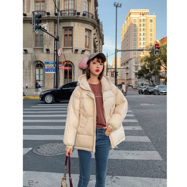 jackets fashion solid color hooded coat in winter womens new tide loose light thin bright down coat 4 colors 2020 winter new, Black
jackets fashion solid color hooded coat in winter womens new tide loose light thin bright down coat 4 colors 2020 winter new, Black