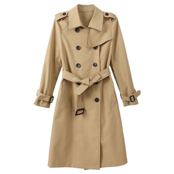 women trench coat female 2019 spring autumn double breasted slim medium length trench outerwear windproof all match epaulet new, Tan;black
women trench coat female 2019 spring autumn double breasted slim medium length trench outerwear windproof all match epaulet new, Tan;black