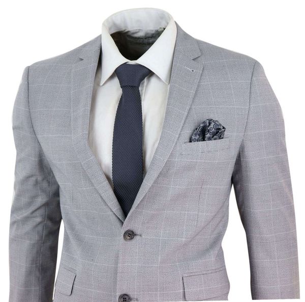 mens light grey check 3 piece suit vintage peaky blinder slim fit design custom made blazer & trousers prom dress party wear, Black;gray
mens light grey check 3 piece suit vintage peaky blinder slim fit design custom made blazer & trousers prom dress party wear, Black;gray