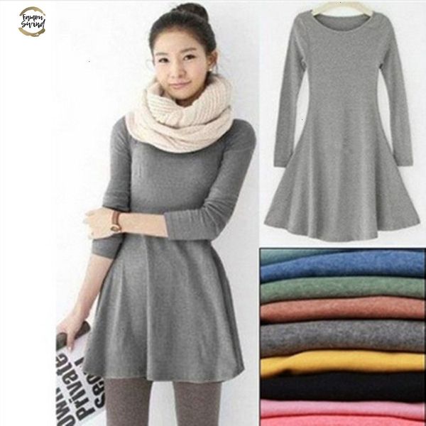 fashion new designer clothes vestidos spring women dress brushed 100% cotton autumn winter dress female long sleeve o-neck woolen dresses, Black;gray
fashion new designer clothes vestidos spring women dress brushed 100% cotton autumn winter dress female long sleeve o-neck woolen dresses, Black;gray