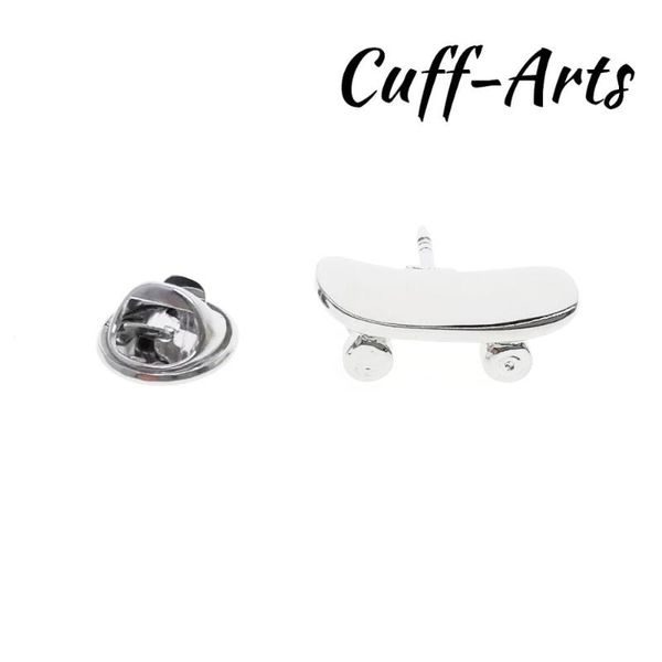 silver skateboard lapel pin badge fashion jewelry by cuffarts p10455, Gray
silver skateboard lapel pin badge fashion jewelry by cuffarts p10455, Gray