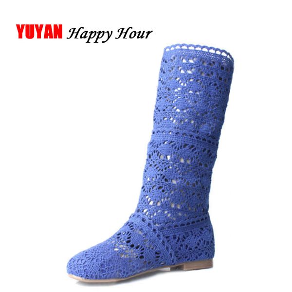 high knee boots women summer shoes hollow breathable women's boots ladies brand knee zh2916, Black
high knee boots women summer shoes hollow breathable women's boots ladies brand knee zh2916, Black