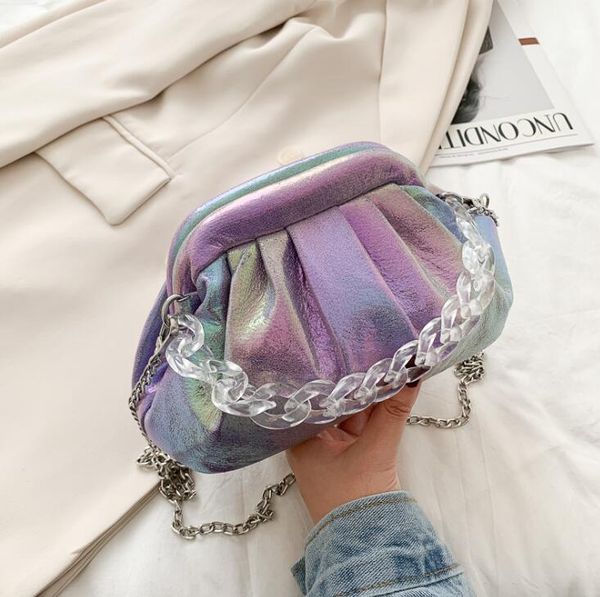 New Style Laser Cloud Bag Women Small Chain Bag Beach Shoulder Bags Girls New Fashion Cross Body
New Style Laser Cloud Bag Women Small Chain Bag Beach Shoulder Bags Girls New Fashion Cross Body