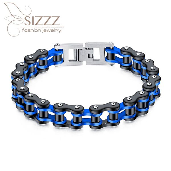 sizzz 2019 european and american fashion punk stainless steel personality trend motorcycle bike bracelet&bangles, Golden;silver
sizzz 2019 european and american fashion punk stainless steel personality trend motorcycle bike bracelet&bangles, Golden;silver
