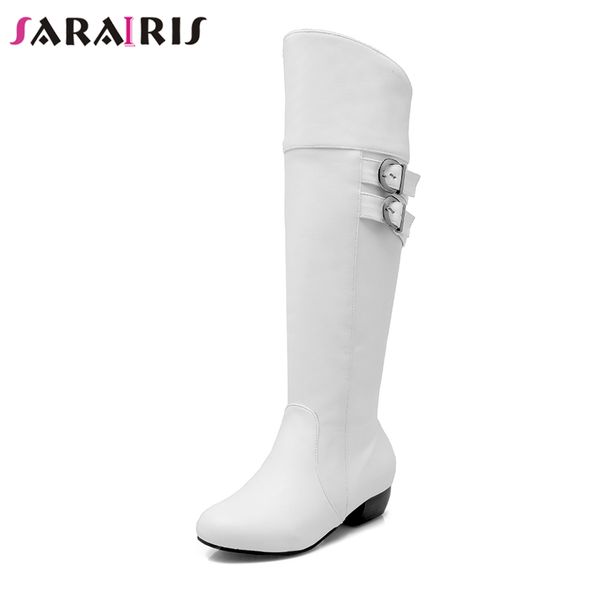 sarairis plus size 33-46 new arrival knee high boots women elegant lady low square heel woman shoes warm winter shoes woman, Black
sarairis plus size 33-46 new arrival knee high boots women elegant lady low square heel woman shoes warm winter shoes woman, Black
