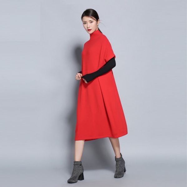 winter 100% real cashmere sweater women short sleeve knit pullovers long wool casual turtleneck vest outerwear christmas sweater, White;black
winter 100% real cashmere sweater women short sleeve knit pullovers long wool casual turtleneck vest outerwear christmas sweater, White;black
