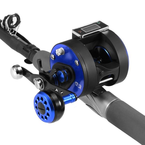 line counter fishing reel 17+1bb 5.6:1 trolling reel left / right one-way clutch bait fishing with digital display
line counter fishing reel 17+1bb 5.6:1 trolling reel left / right one-way clutch bait fishing with digital display
