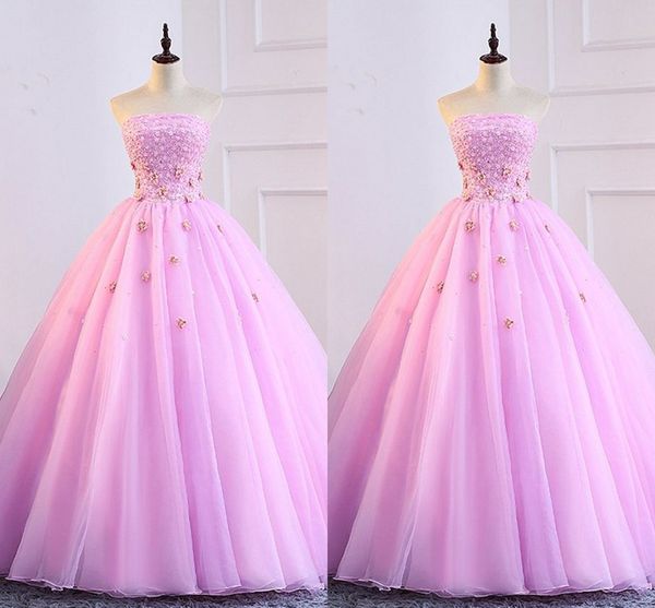 2020 fashion lavender strapless prom dresses quinceanera ball gowns hand made flowers beaded lace applique backless sweet 16 party gowns, Black
2020 fashion lavender strapless prom dresses quinceanera ball gowns hand made flowers beaded lace applique backless sweet 16 party gowns, Black