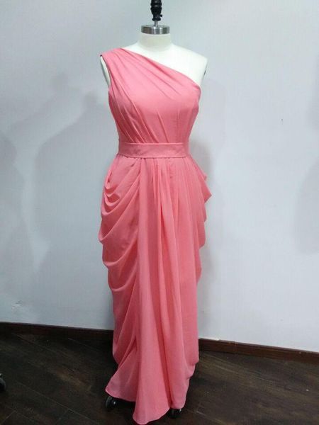 Real Image Sleeveless Long Pleats Chiffon Bridesmaid Dresses 2020 One Shoulder Wedding Guest Long Maid Of Honor Dresses Custom Made Cheap
Real Image Sleeveless Long Pleats Chiffon Bridesmaid Dresses 2020 One Shoulder Wedding Guest Long Maid Of Honor Dresses Custom Made Cheap