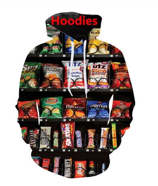 new arrive hip hop style vending machine snack funny 3d print men women fashion hoodies rg0115, Black
new arrive hip hop style vending machine snack funny 3d print men women fashion hoodies rg0115, Black