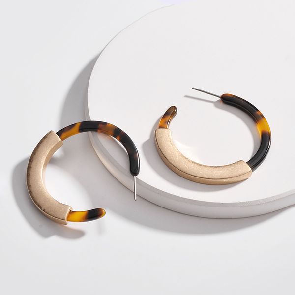 vintage punk round circle tortoiseshell acrylic hoop earrings for female party gifts acetic acid leopard print resin geometric, Golden;silver
vintage punk round circle tortoiseshell acrylic hoop earrings for female party gifts acetic acid leopard print resin geometric, Golden;silver