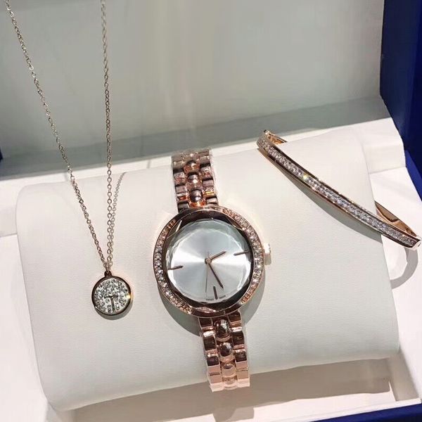 gift and 3 sets watch and necklace diamond dress with box lady ladies women valentine for dropshiping watches fashion bracelet tegjg, Slivery;brown
gift and 3 sets watch and necklace diamond dress with box lady ladies women valentine for dropshiping watches fashion bracelet tegjg, Slivery;brown
