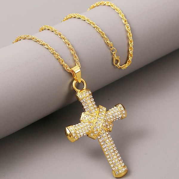 fashion rhinestone cross large necklaces & pendants women men gold silver color long chain statement necklace hip hop jewelry
fashion rhinestone cross large necklaces & pendants women men gold silver color long chain statement necklace hip hop jewelry