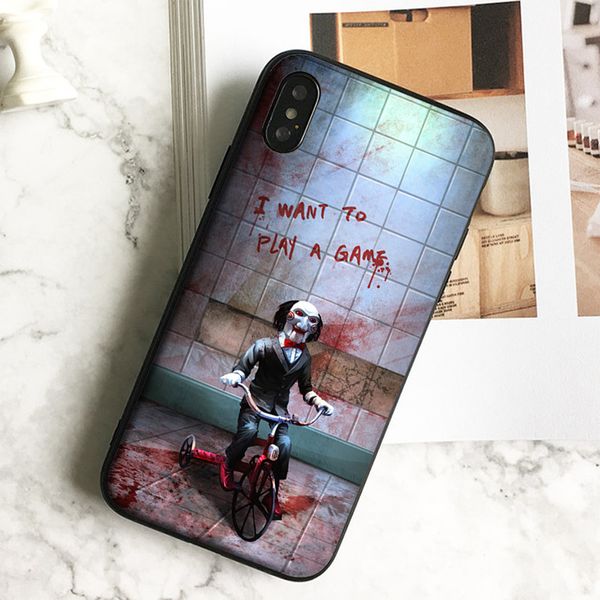 fundas luxury horror saw art phone case for iphone 11 pro xs max xr 8 7 6s plus 5 se case soft black tpu silicone cover.
fundas luxury horror saw art phone case for iphone 11 pro xs max xr 8 7 6s plus 5 se case soft black tpu silicone cover.