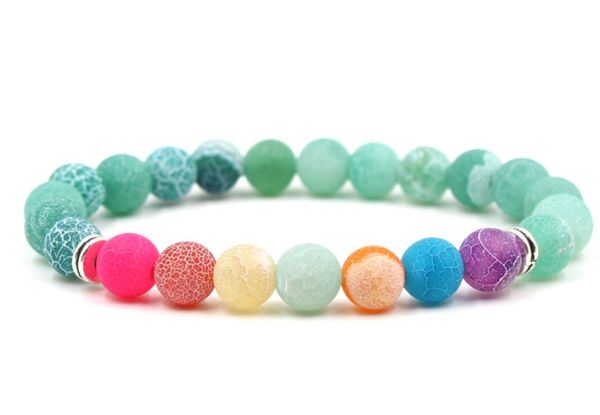 8mm tyh34 3colorful chakra ball frosted agate onyx nature black stone volcanic lava bracelet prayer reiki chakra buddha yoga
8mm tyh34 3colorful chakra ball frosted agate onyx nature black stone volcanic lava bracelet prayer reiki chakra buddha yoga