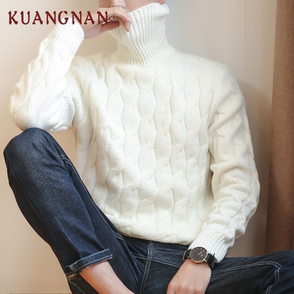 kuangnan solid striped turtleneck men sweater man pullover turtleneck men sweater christmas coat 2019 men's sweaters, White;black
kuangnan solid striped turtleneck men sweater man pullover turtleneck men sweater christmas coat 2019 men's sweaters, White;black