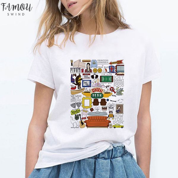 friends how you doin letter print t shirt women casual funny t shirt for lady tee hipster, White
friends how you doin letter print t shirt women casual funny t shirt for lady tee hipster, White