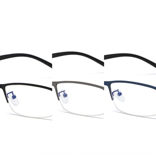 fashionable personalized business half-frame frame men's myopia all-match plain glasses women's myopia glasses, Silver
fashionable personalized business half-frame frame men's myopia all-match plain glasses women's myopia glasses, Silver